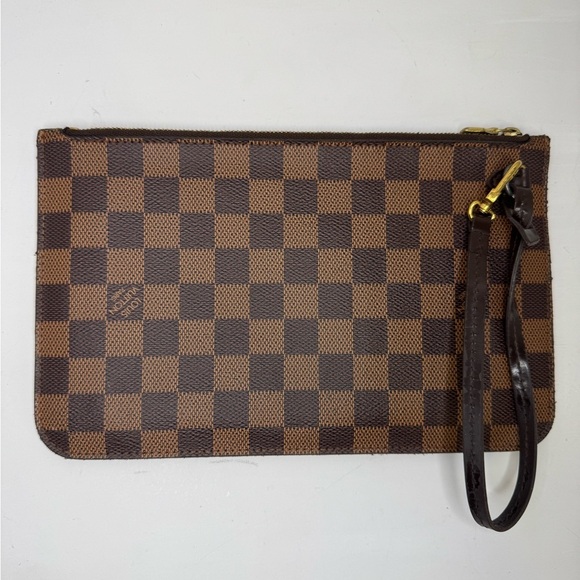 LOUIS VUITTON Damier Neverfull MM Accessory Pouch LV France. - Picture 1 of 10